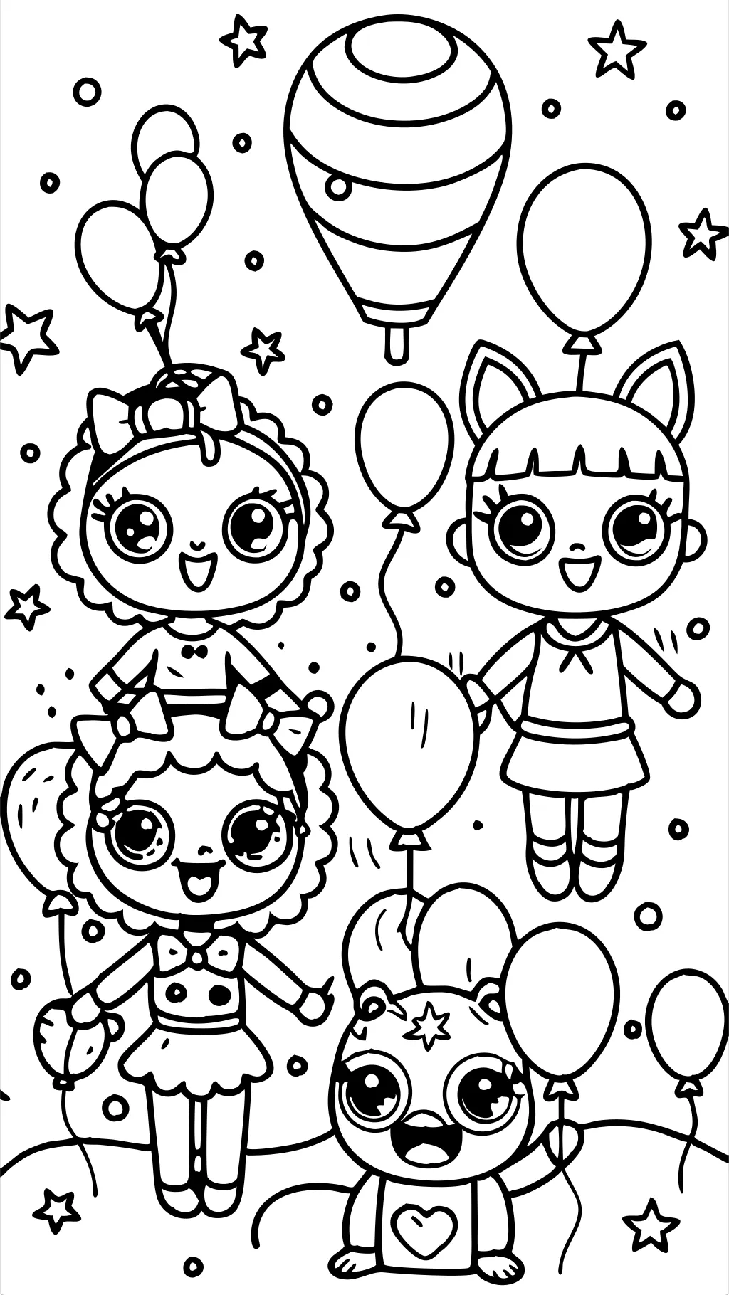 coloriages de poupée lol imprimables